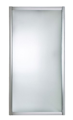 Шторка торцевая на прямоугольную ванну 75 (Хромированный профиль, прозрачное стекло) 1 Марка 75*140 (Россия)