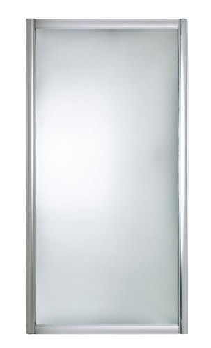 Шторка торцевая на прямоугольную ванну 80 (Хромированный профиль, прозрачное стекло) 1 Марка 80*140 (Россия)