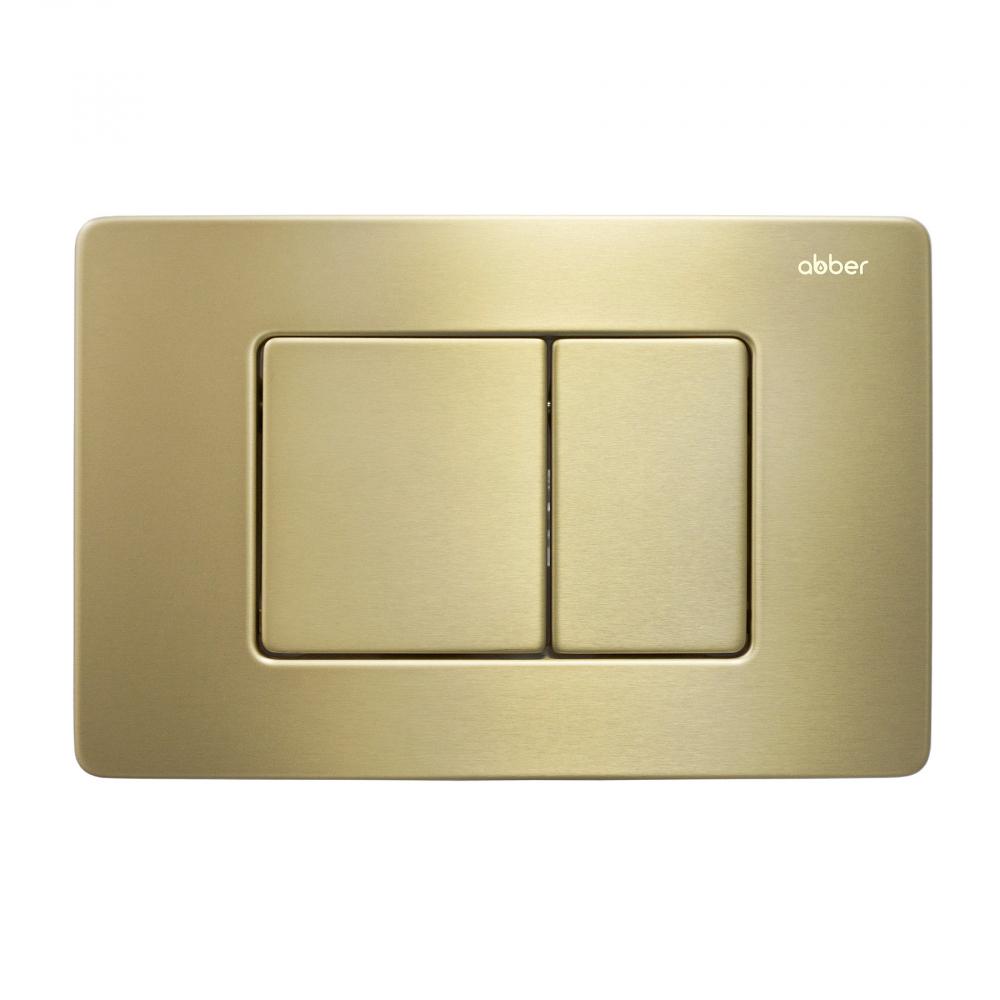 Кнопка смыва ABBER AC 0120 MMG золото матовое
