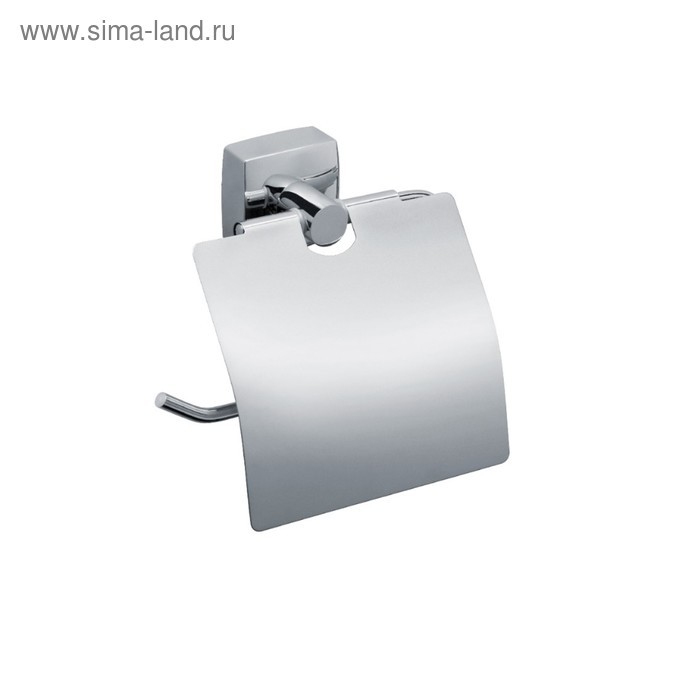 Бумагодержатель с крышкой для ванной комнаты FIXSEN KVADRO FX-61310 (ЧЕХИЯ)