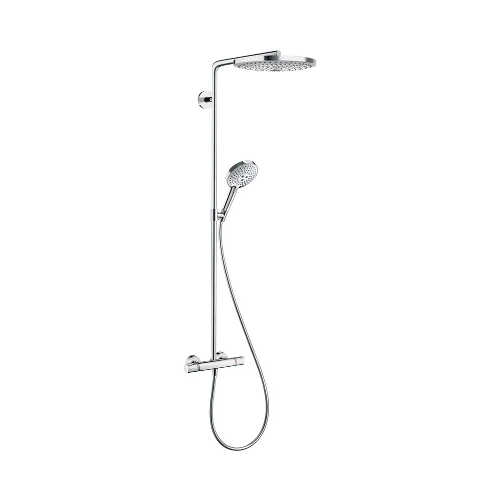 Душевая система с термостатом для душа, хром Hansgrohe Raindance Select S Showerpipe 300 27133000