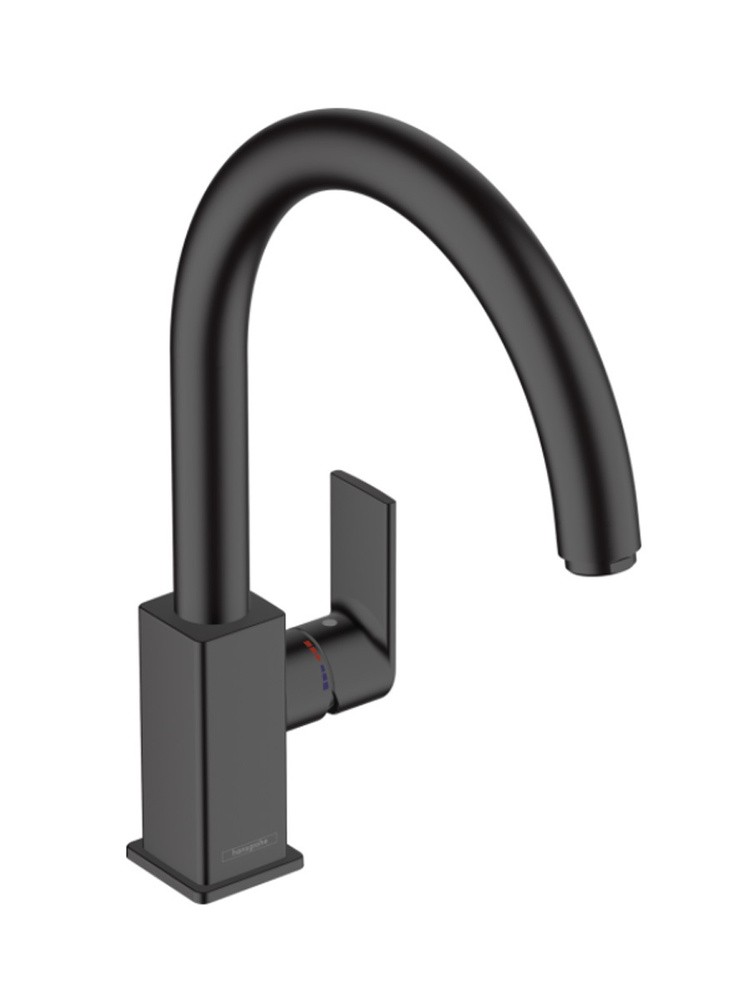 Смеситель для кухни, черный Hansgrohe Vernis Shape M35 71871670