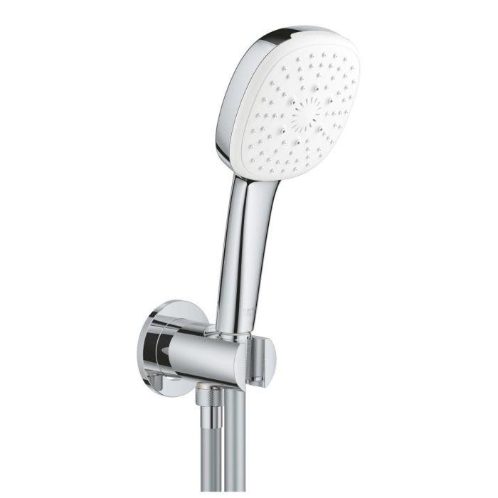 Ручной душ с держателем и шлангом, хром Grohe Tempesta Cube 110 26910003