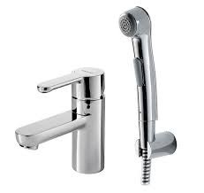 Смеситель для ванной комнаты на раковину с гигиеническим душем BRAVAT F 13783 C-3 STREAM (BY DEITSCHE)
