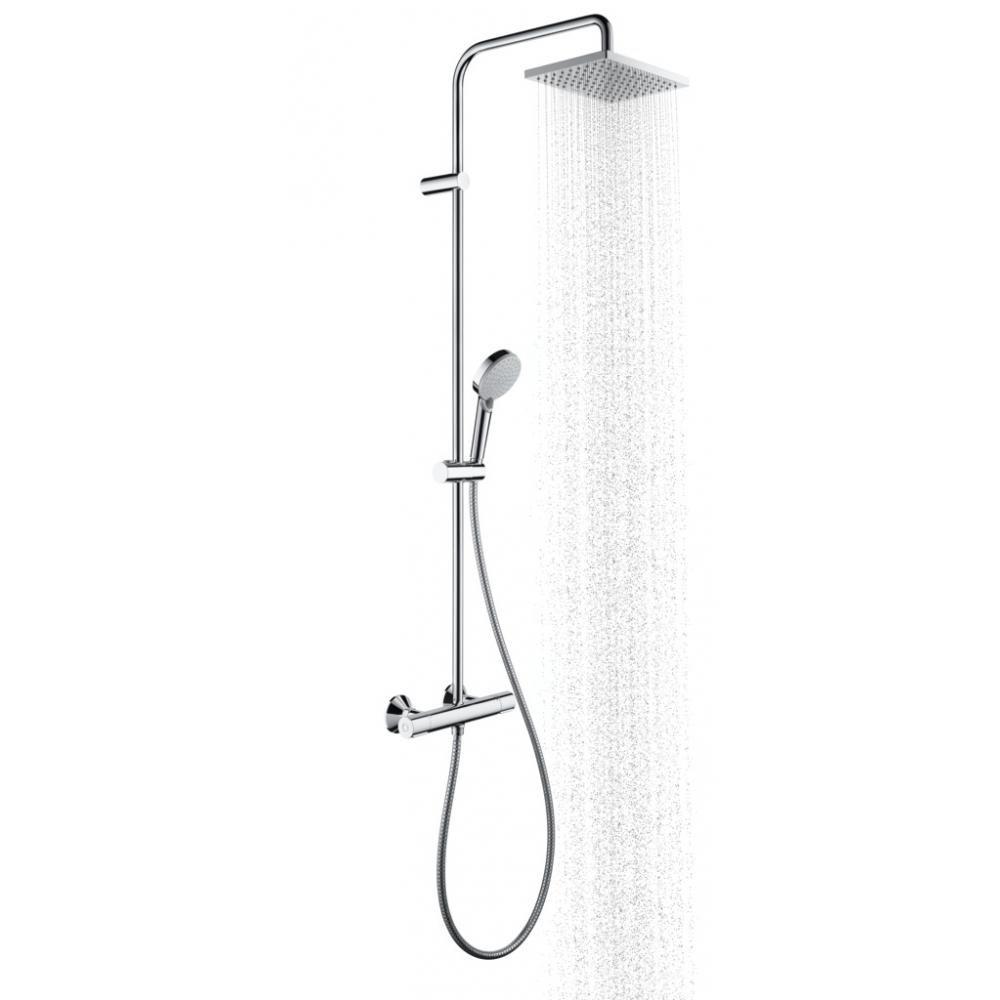 Душевая система с термостатом для душа, хром Hansgrohe Vernis Blend Showerpipe 200 26276000