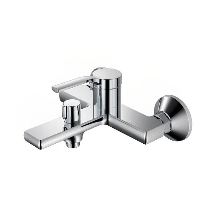 Смеситель для ванны BELZ B60612 короткий излив, латунь, хром