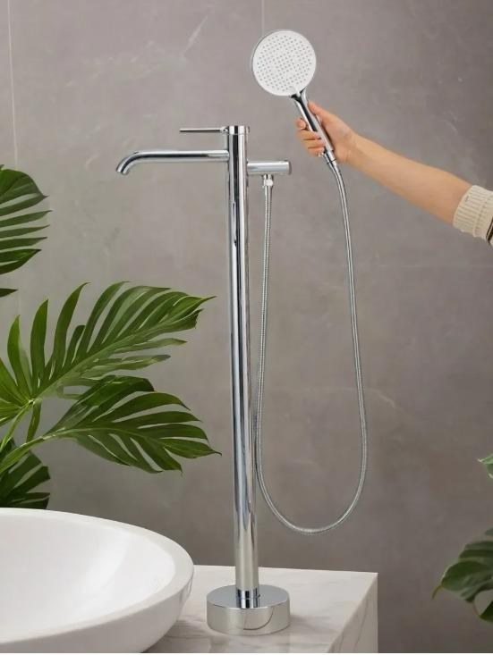 Смеситель GAPPO для ванны G3006 напольный Хром