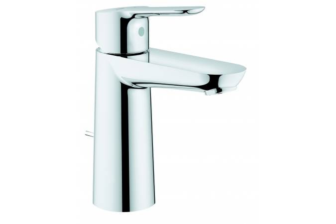 Смеситель для раковины GROHE BauEdge с донным клапаном, M-Size, хром 23758000