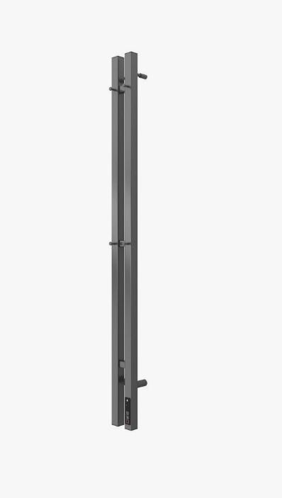 Полотенцесушитель электрический Rein Double Cube-Graphite 1200*90 мм
