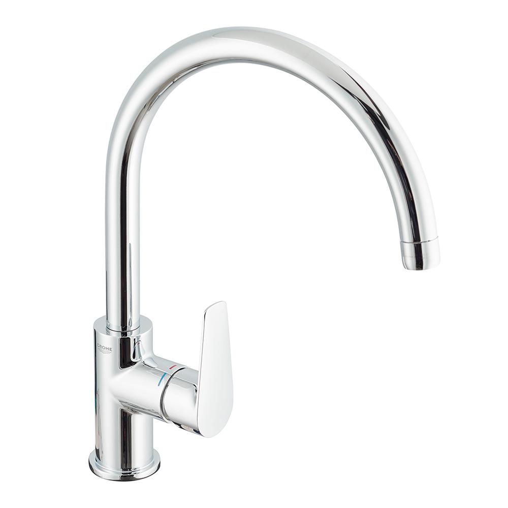 Смеситель однорычажный для мойки, GROHE BauEdge 31367001 