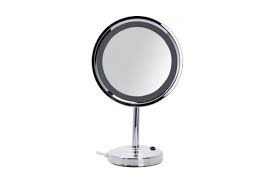 2209D Зеркало косметическое,настольное с LED подсветкой круглое диам 21,5 см (204516)