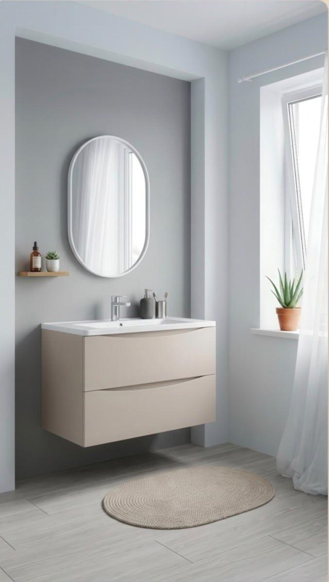 Тумба подвесная Rein Toscana Cashmere 60, 2 ящика под умывальник TOS-W60-CS