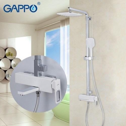 Душевая стойка GAPPO G 2417-8, белый