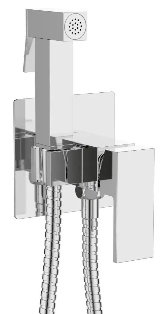 Гигиенический душ со смесителем, встраиваемый, хром ESKO SMHBR