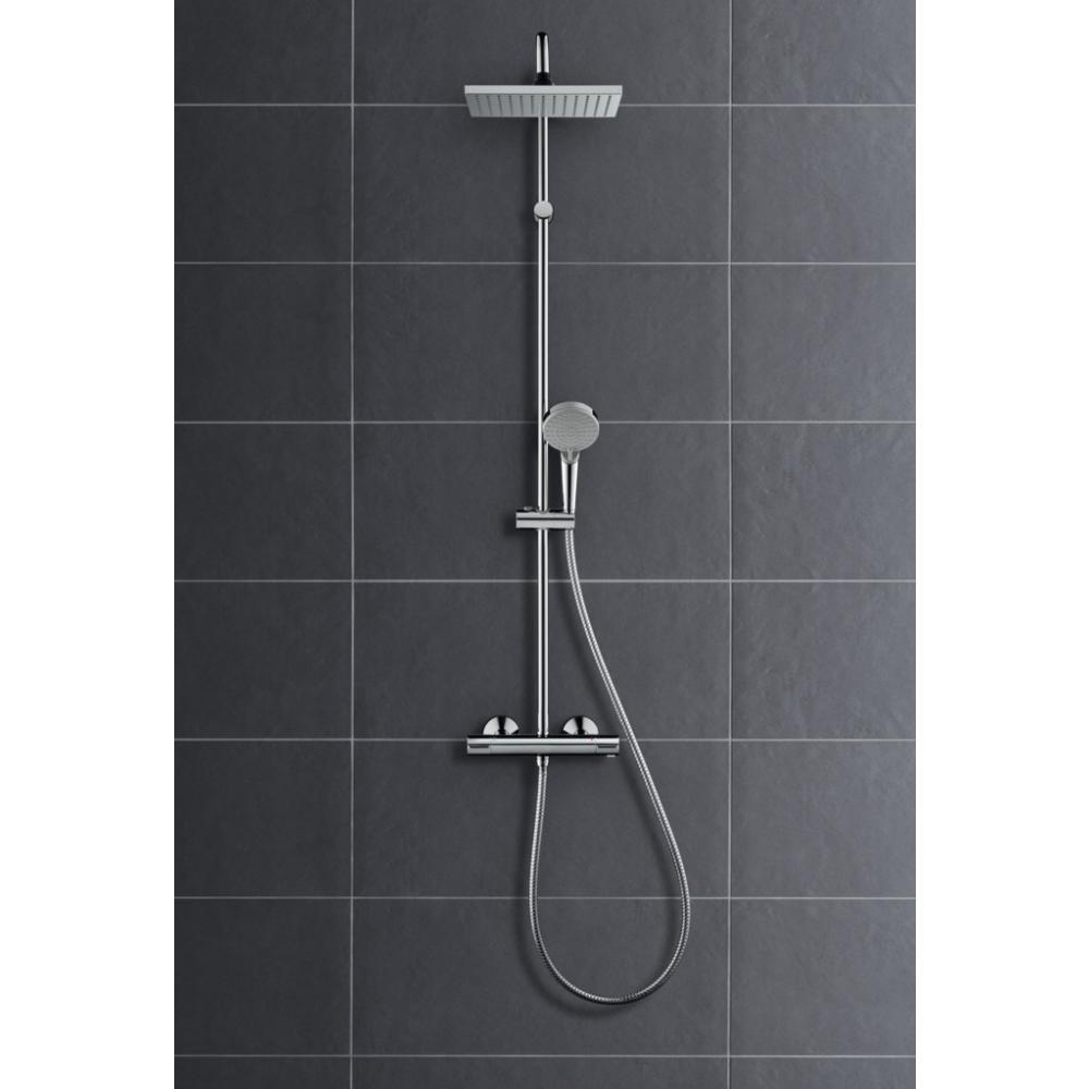 Душевая система с термостатом для душа, хром Hansgrohe Vernis Shape Showerpipe 26286000