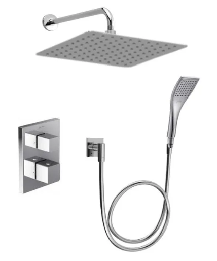 Душевая система с термостатом для душа, встраиваемая, 7в1, хром Jacob Delafon Metro Square K23112403
